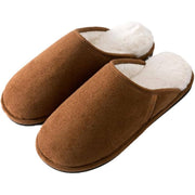 Roxoni Men's Warm Soft Furr House Memory Foam Slipper — Main