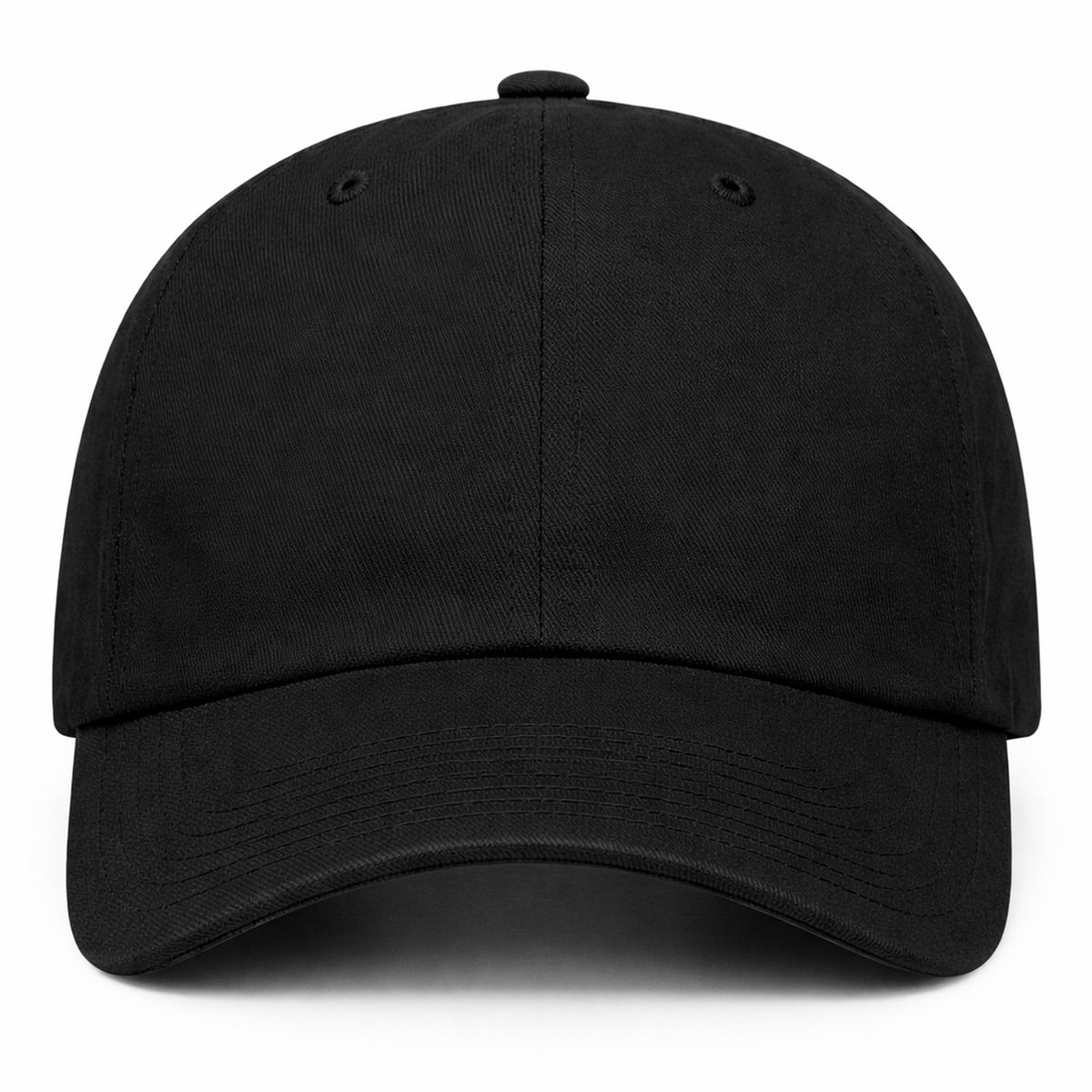 Premium Cotton Baseball Cap Dad Hat Men Women Deep Crown — Close-up