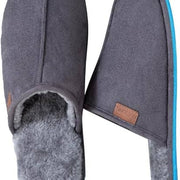 Roxoni Men's Soft Warm Inner Furr Comfort House Slipper — Close-up