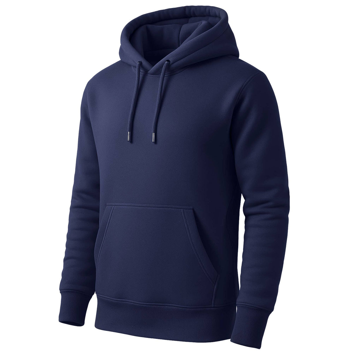 Men's Heavyweight Fleece-Lined Pullover Hoodie (S-5XL) — Close-up