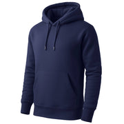 Men's Heavyweight Fleece-Lined Pullover Hoodie (S-5XL) — Close-up
