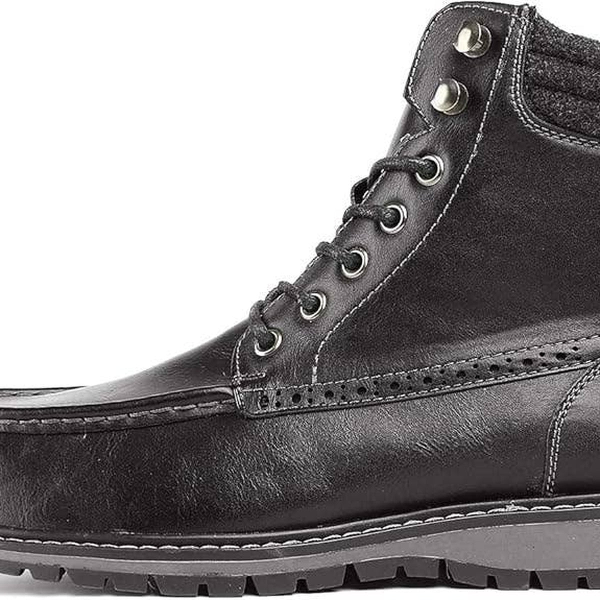 Bruno Marc - Men's Combat Ankle Boot Apache-02 — Close-up