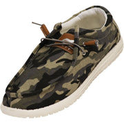 Norty Men Lightweight Loafer Slip On Lace Up Boat Shoe 42050 — Main