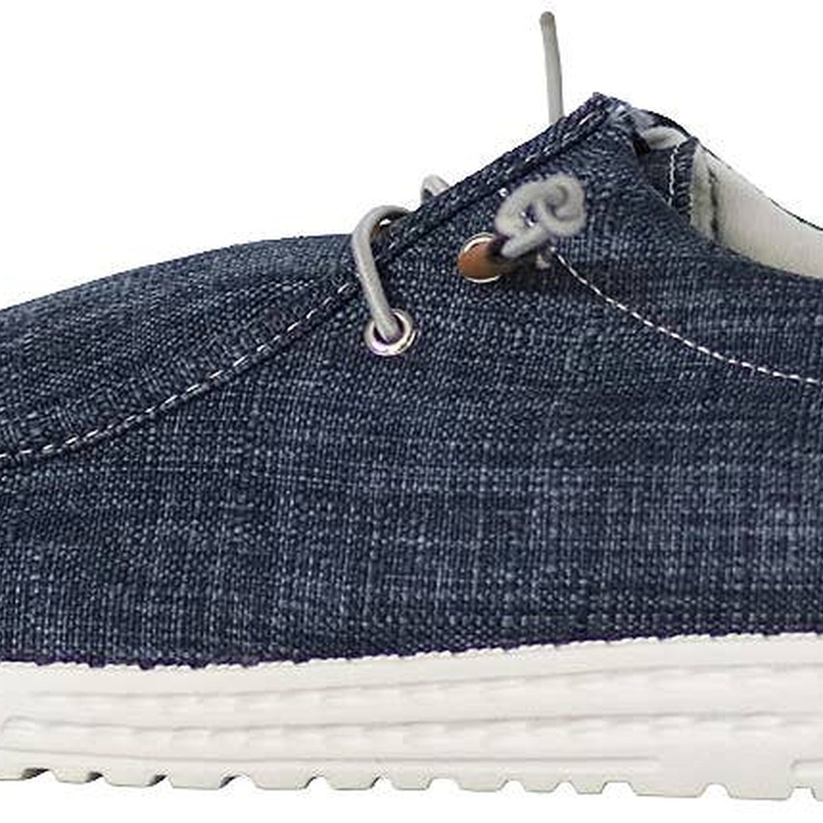 Norty - Mens Lightweight Boat Shoe 41509 Navy — Close-up