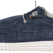 Norty - Mens Lightweight Boat Shoe 41509 Navy — Close-up