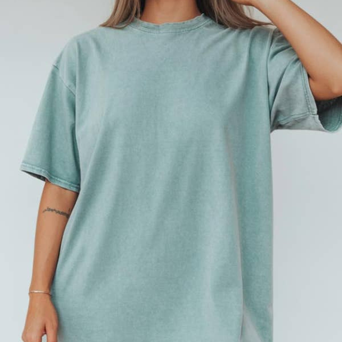 Light Colors Premium Cotton Blank T-Shirt — Lifestyle