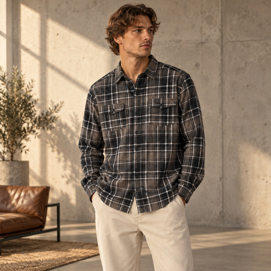 Mens Flannel Shirt — Lifestyle