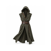 Men's Viking Medieval Hooded Sleeveless Coat — Main